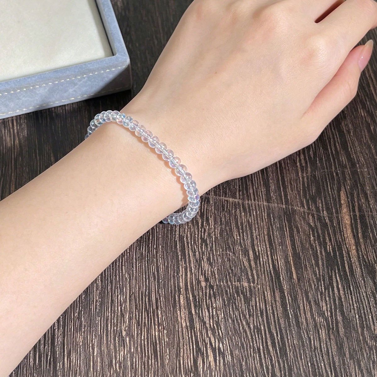Casual Style Abacus Shaped Bead Bracelet, Symbolizing Hope